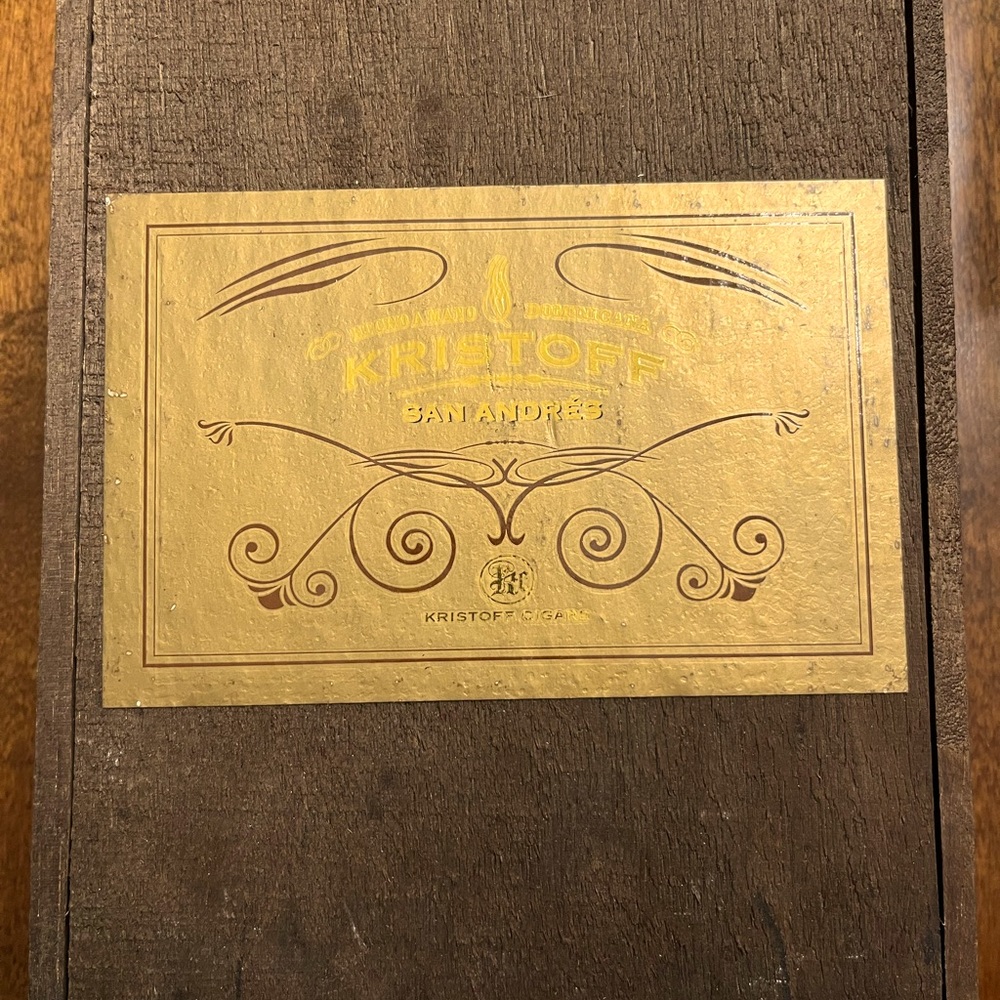 Kristoff San Andres Cigar Box